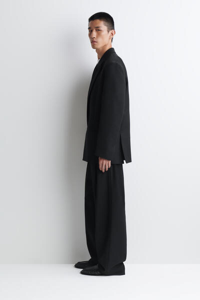 COS ダブルブレステッド ツイルブレザー