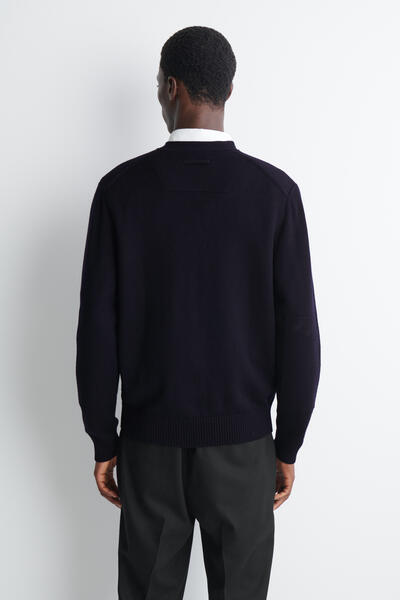 COS メリノウール  Vネックカーディガン