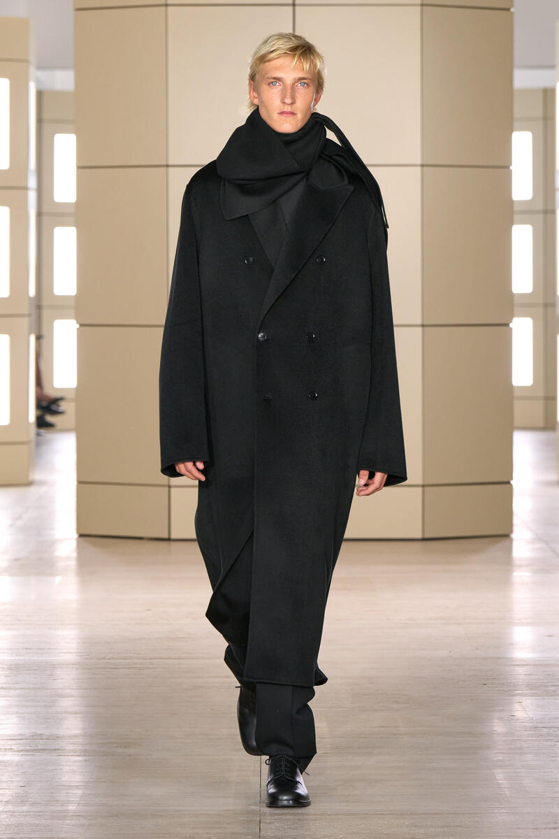 DOUBLE-FACED WOOL-BLEND HOOD ダブルフェイス ウールブレンドフード