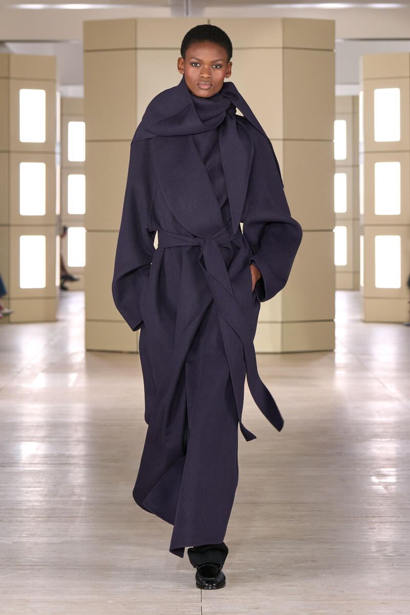 DOUBLE-FACED WOOL-BLEND HOOD ダブルフェイス ウールブレンドフード