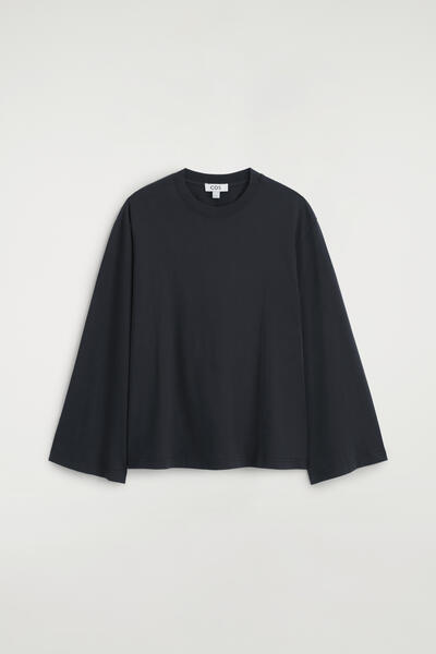 COS ブラッシュドコットン 長袖Tシャツ