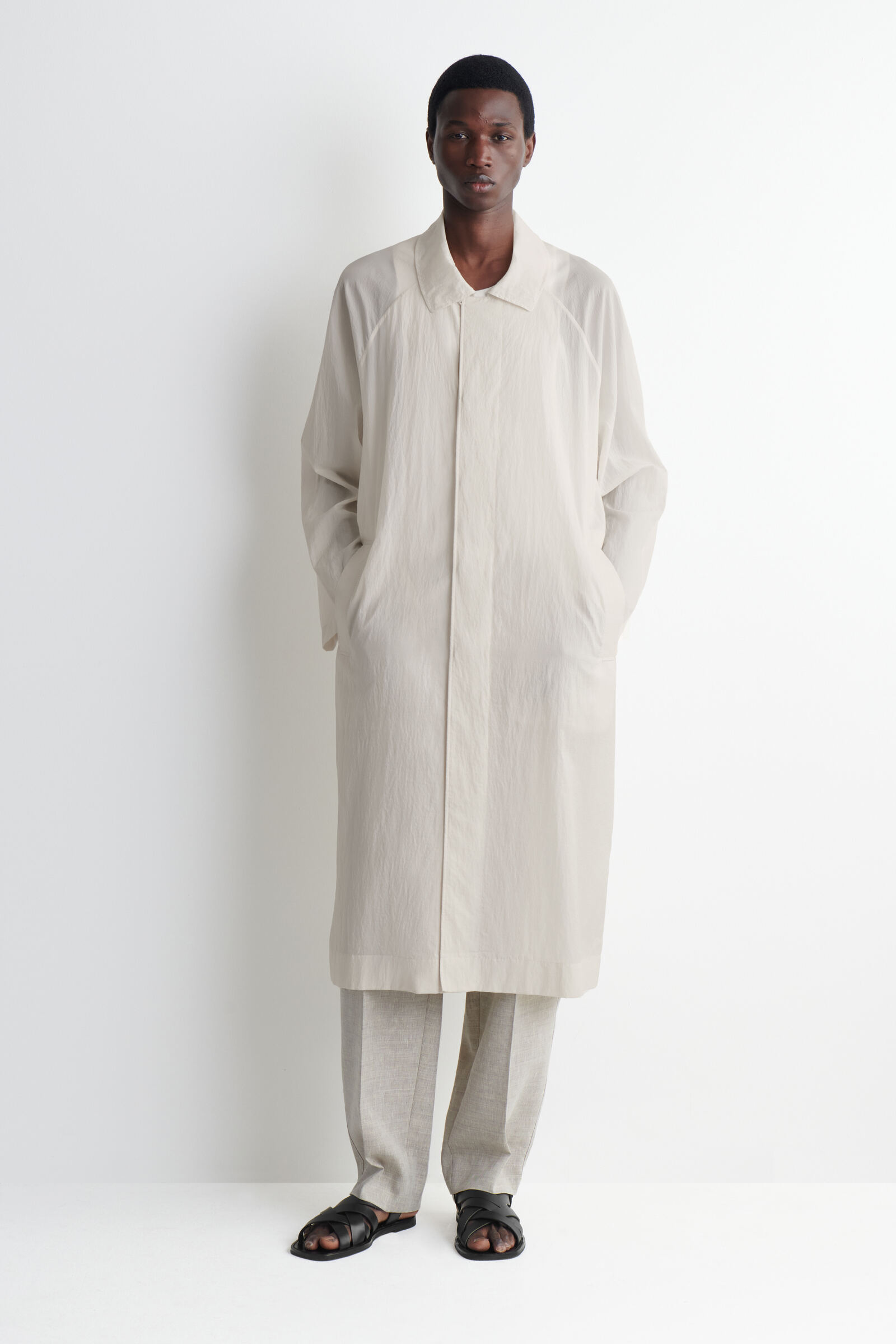 TECHNICAL SHEER-NYLON TRENCH COAT テクニカル シアーナイロン