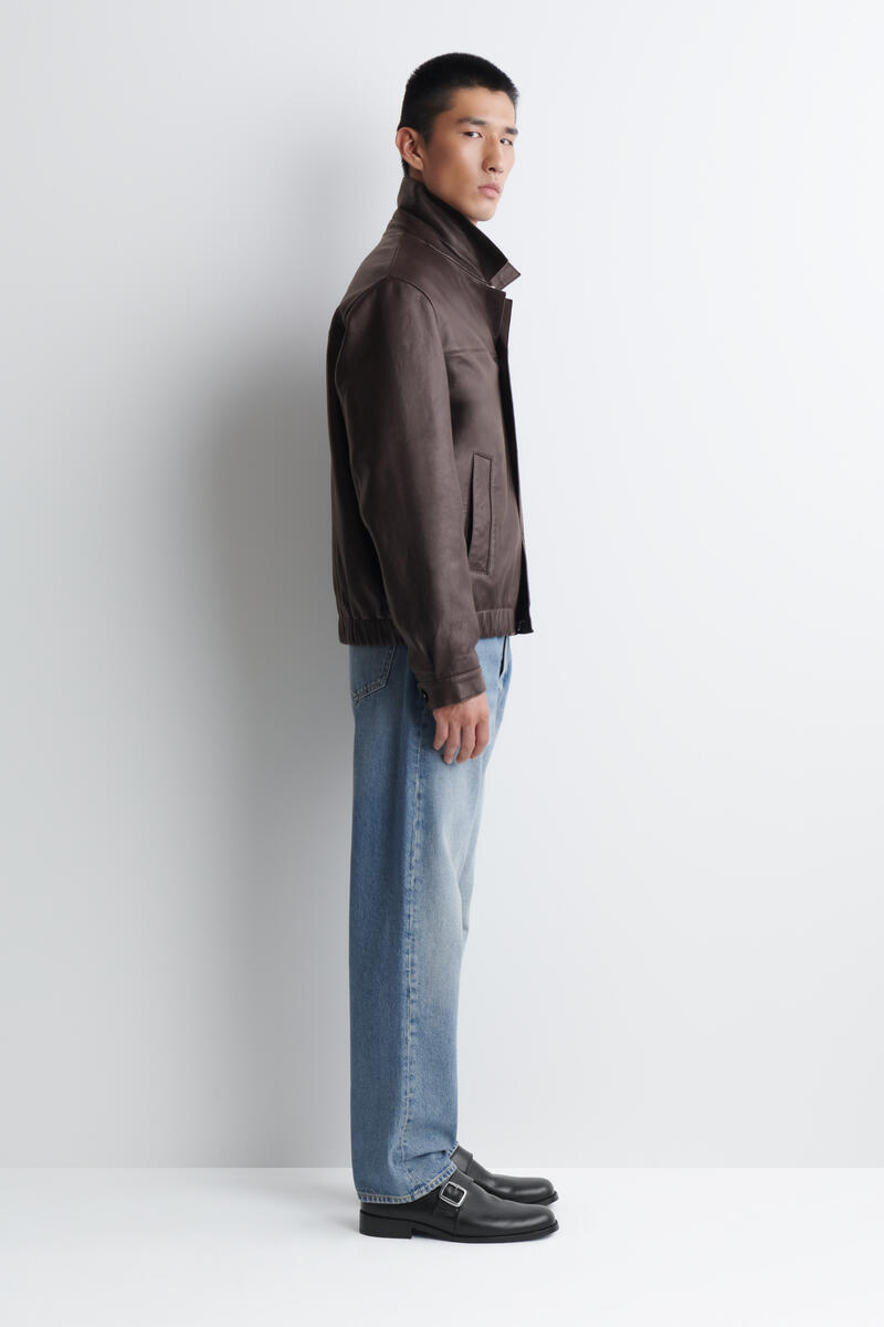 COS バックル レザーミュール