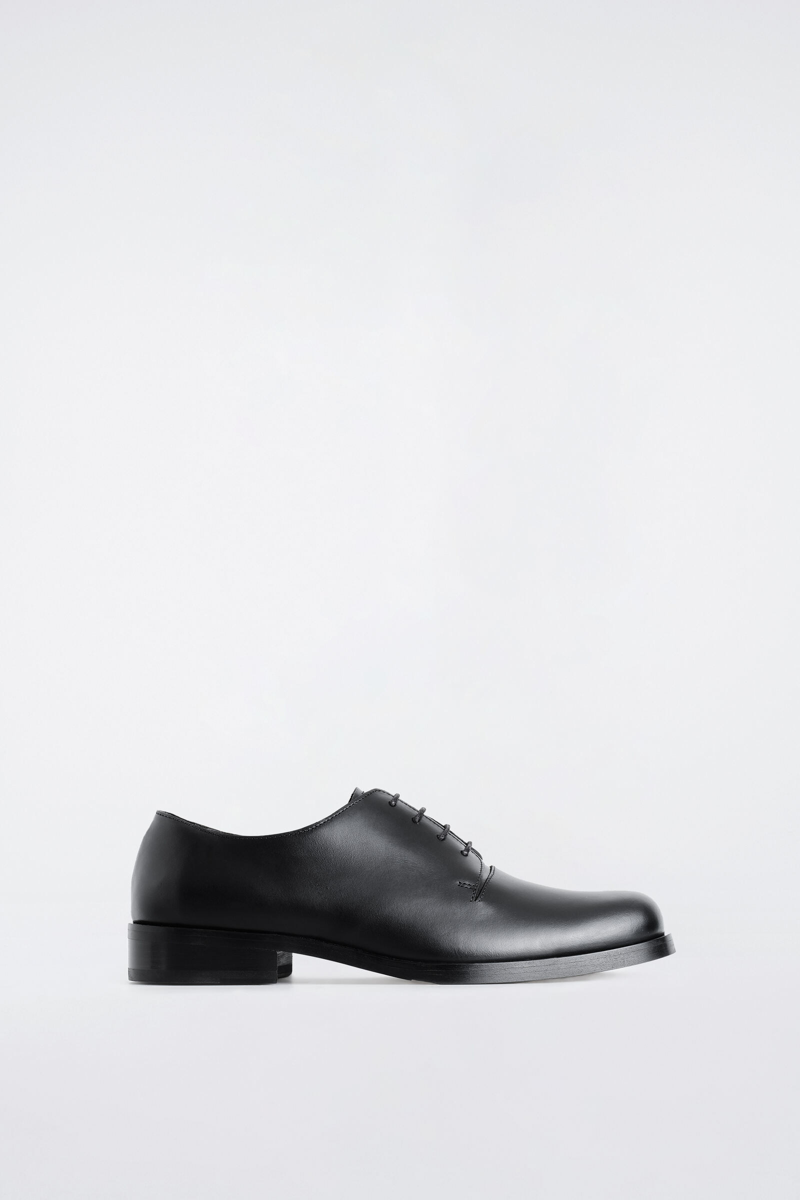 SQUARE-TOE LEATHER DERBY SHOES スクエアトゥ レザーダービーシューズ