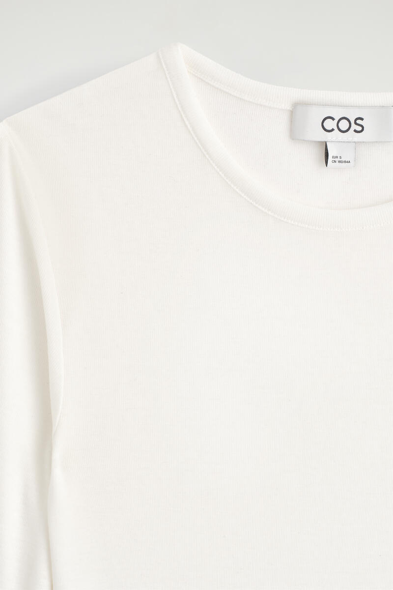 COS スリム リヨセルメリノ 長袖Tシャツ