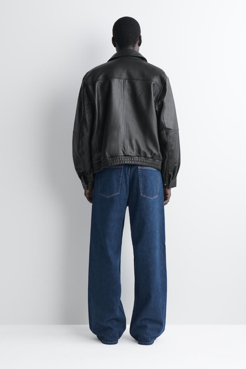 COS FOLD セルビッジ ルーズフィット ワイドレッグジーンズ