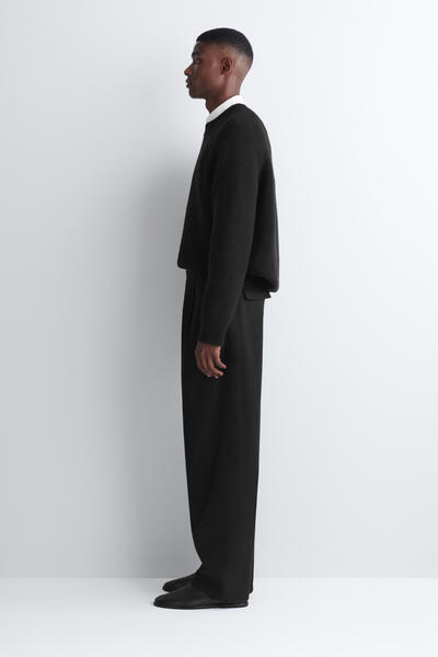 COS バックルデニム リラックスフィット バレルレッグパンツ