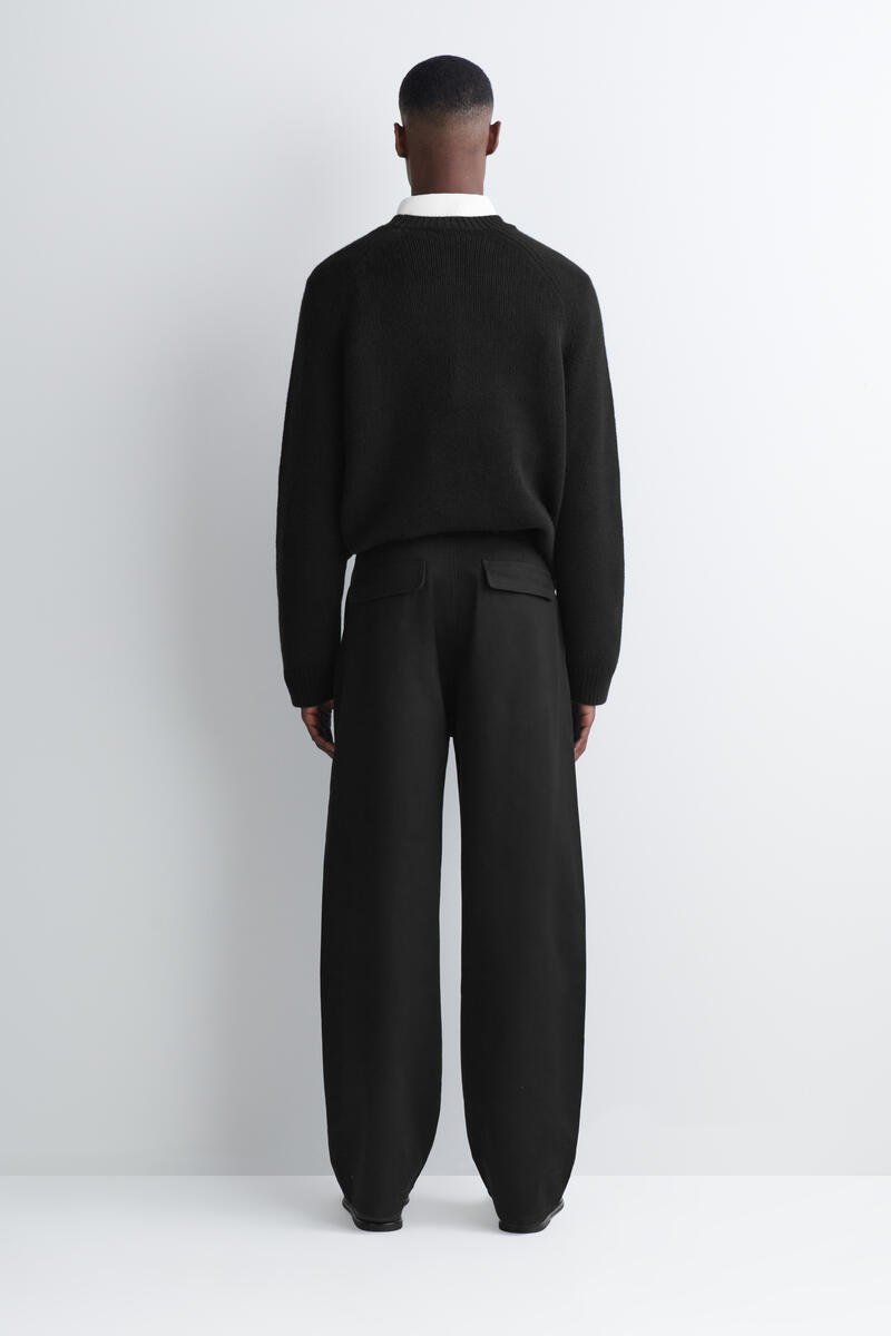 COS バックルデニム リラックスフィット バレルレッグパンツ