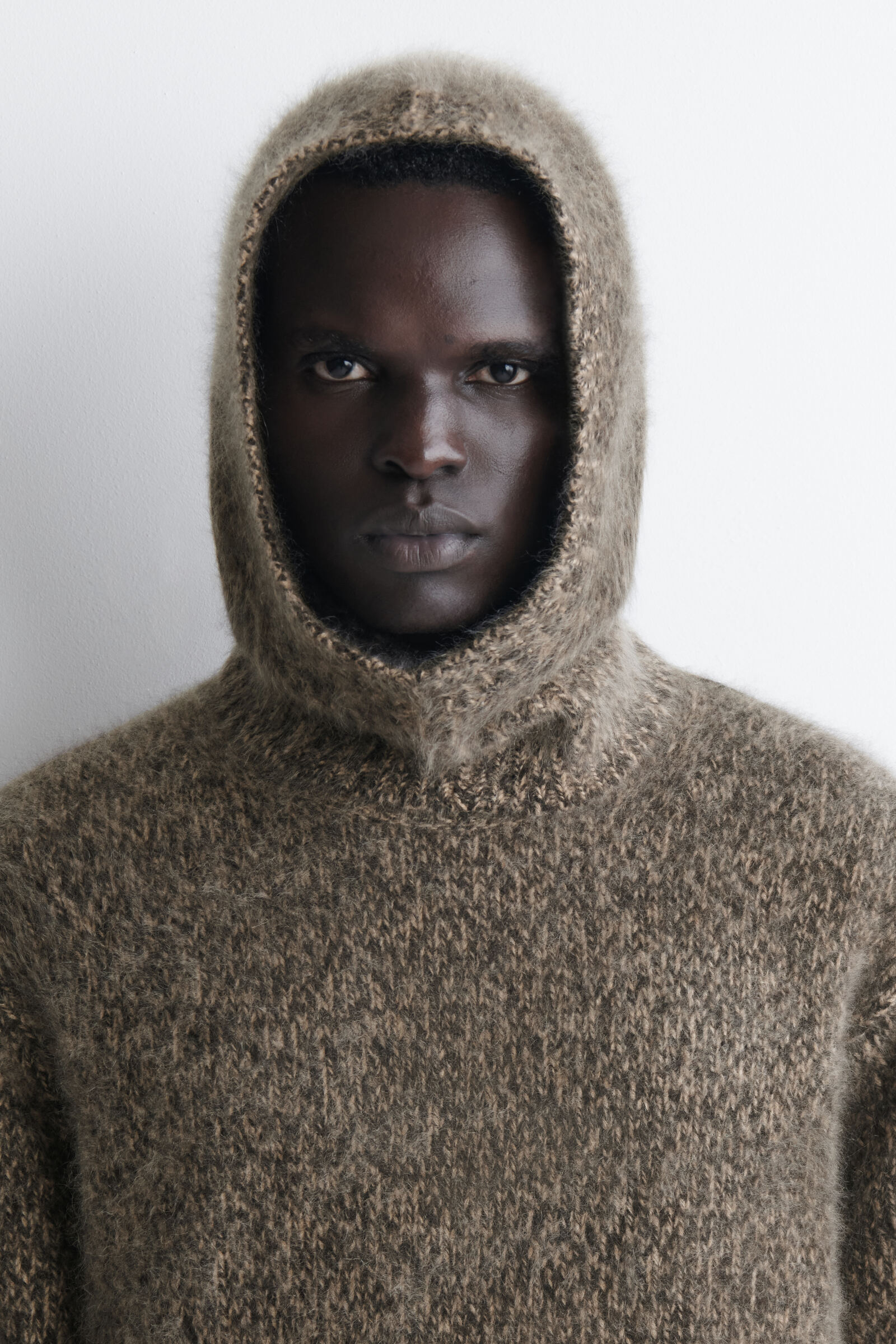 BRUSHED-CASHMERE BALACLAVA ブラッシュドカシミヤ バラクラバ MOCHA