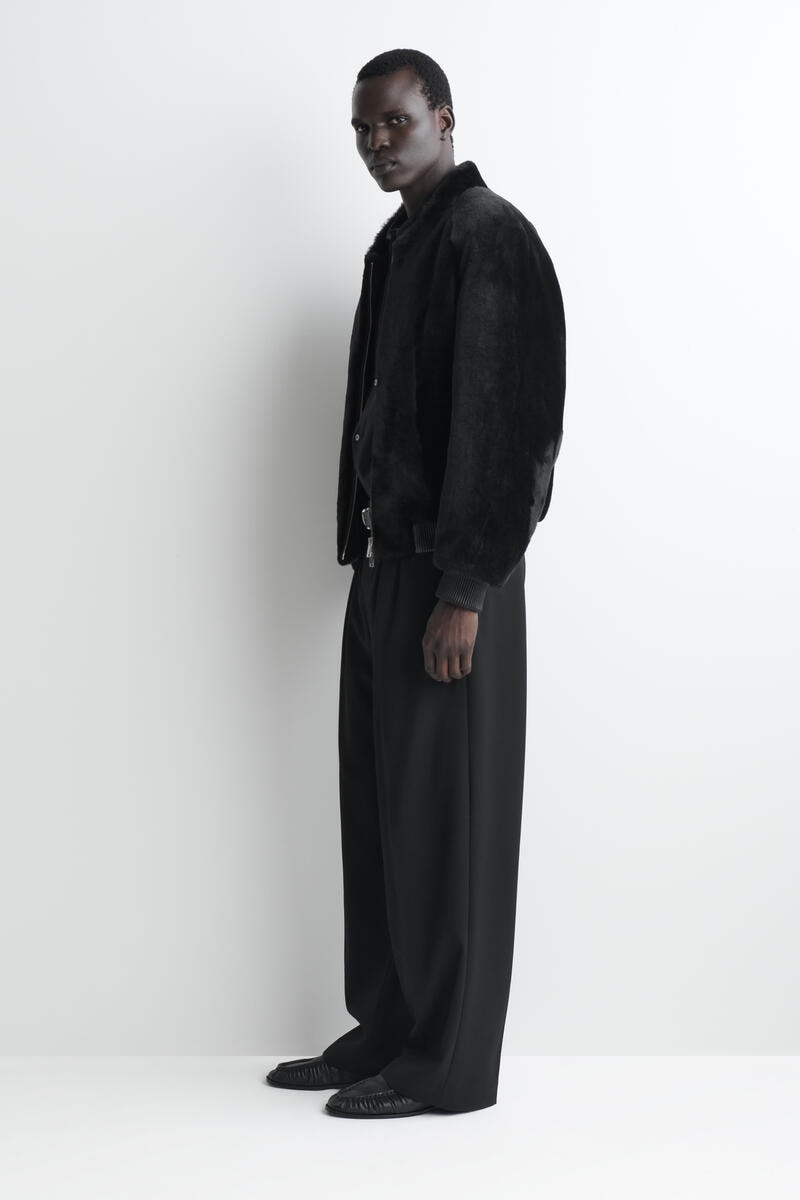 COS パデッド シアリング ボンバージャケット