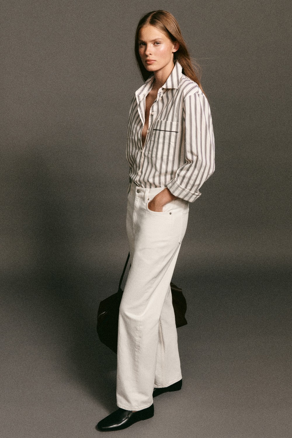 CHORD STRAIGHT-LEG JEANSWHITE