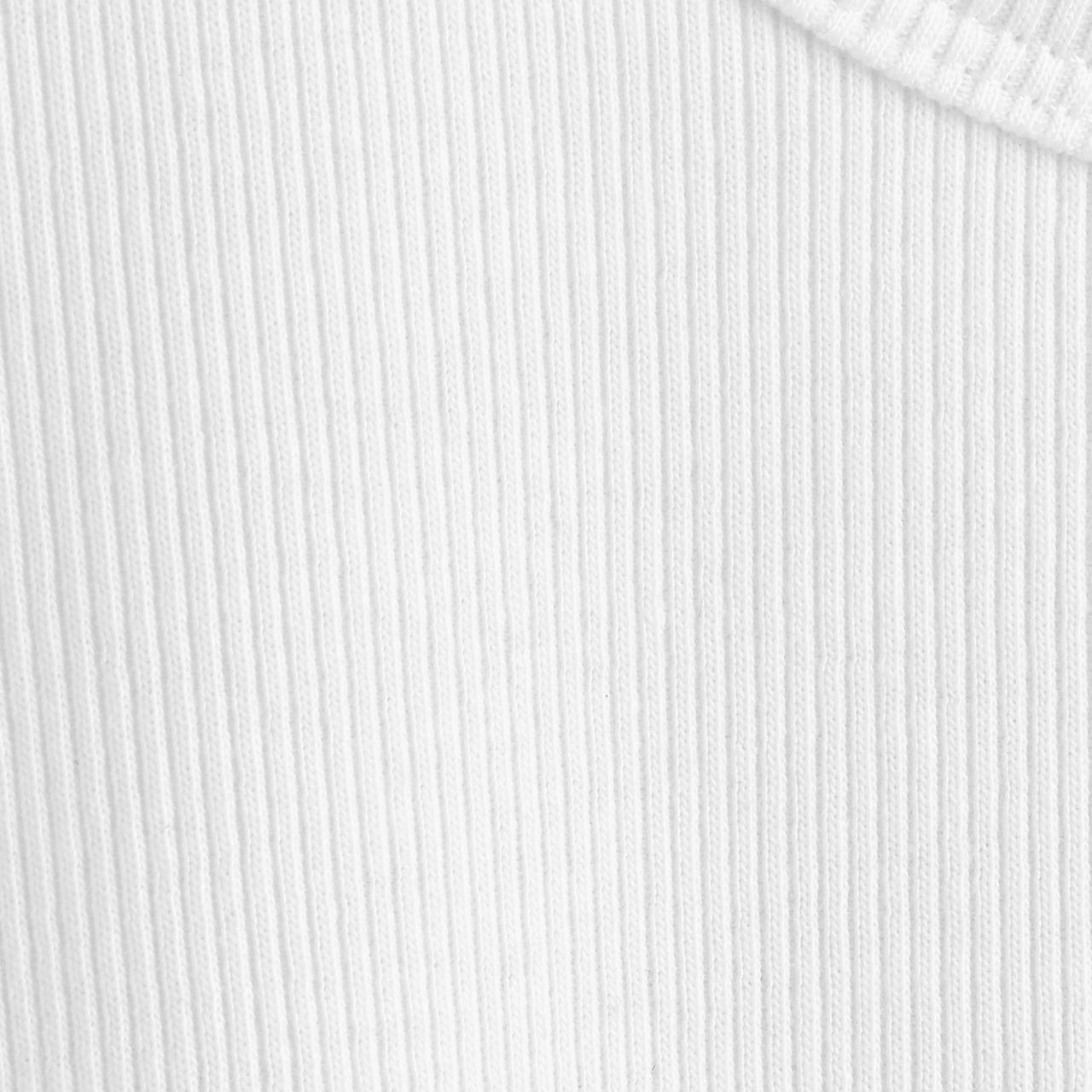 SLIM RIBBED COTTON T-SHIRTBROWN