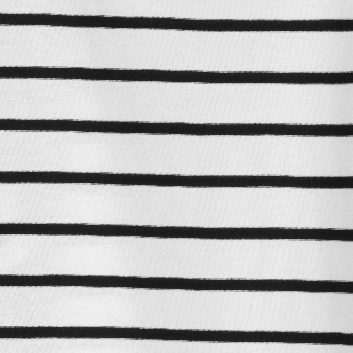 CREW-NECK COTTON T-SHIRTWHITE / STRIPED