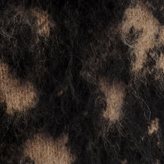 ANIMAL-JACQUARD MERINO WOOL JUMPERBLACK / BROWN
