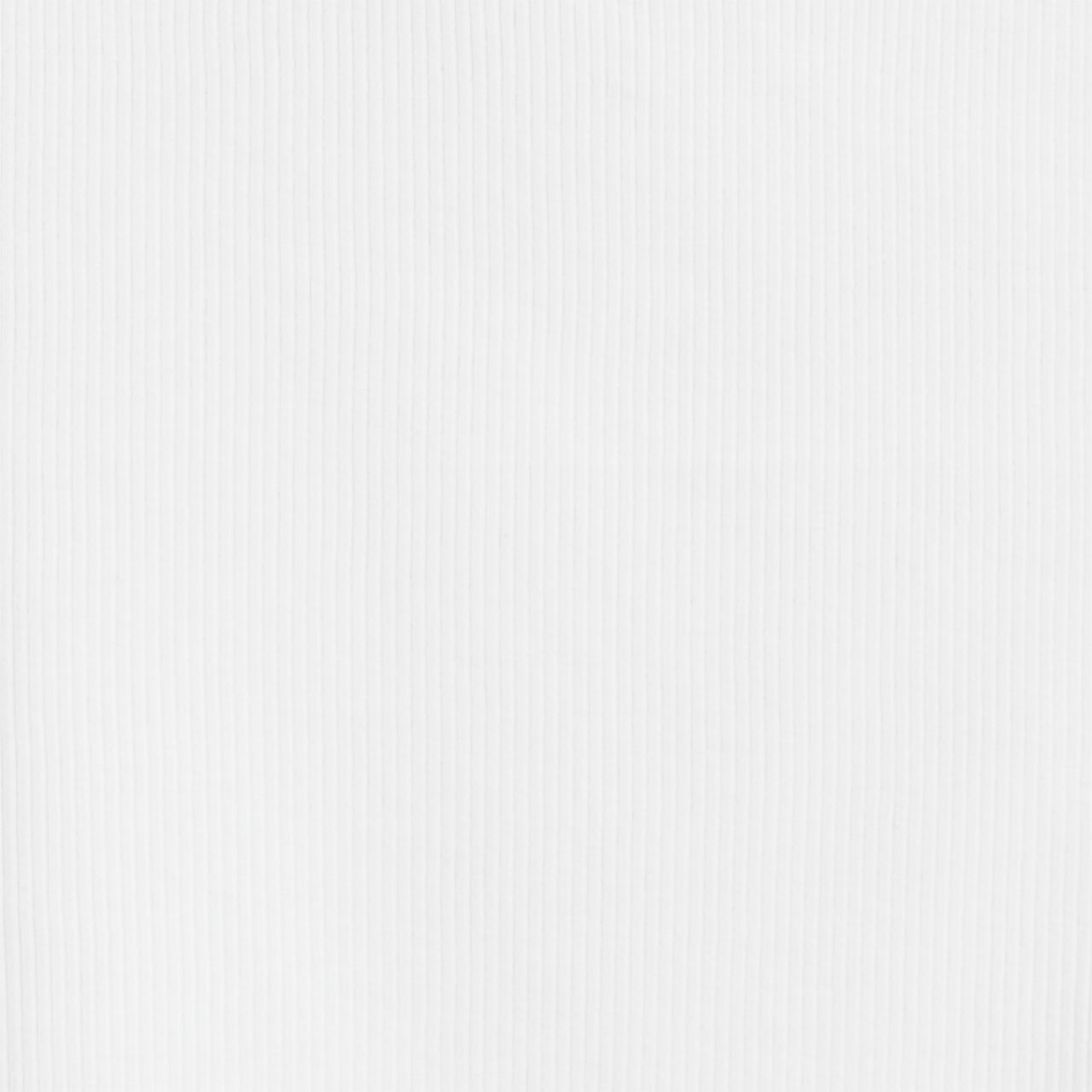 RIBBED COTTON TANK TOPWHITE
