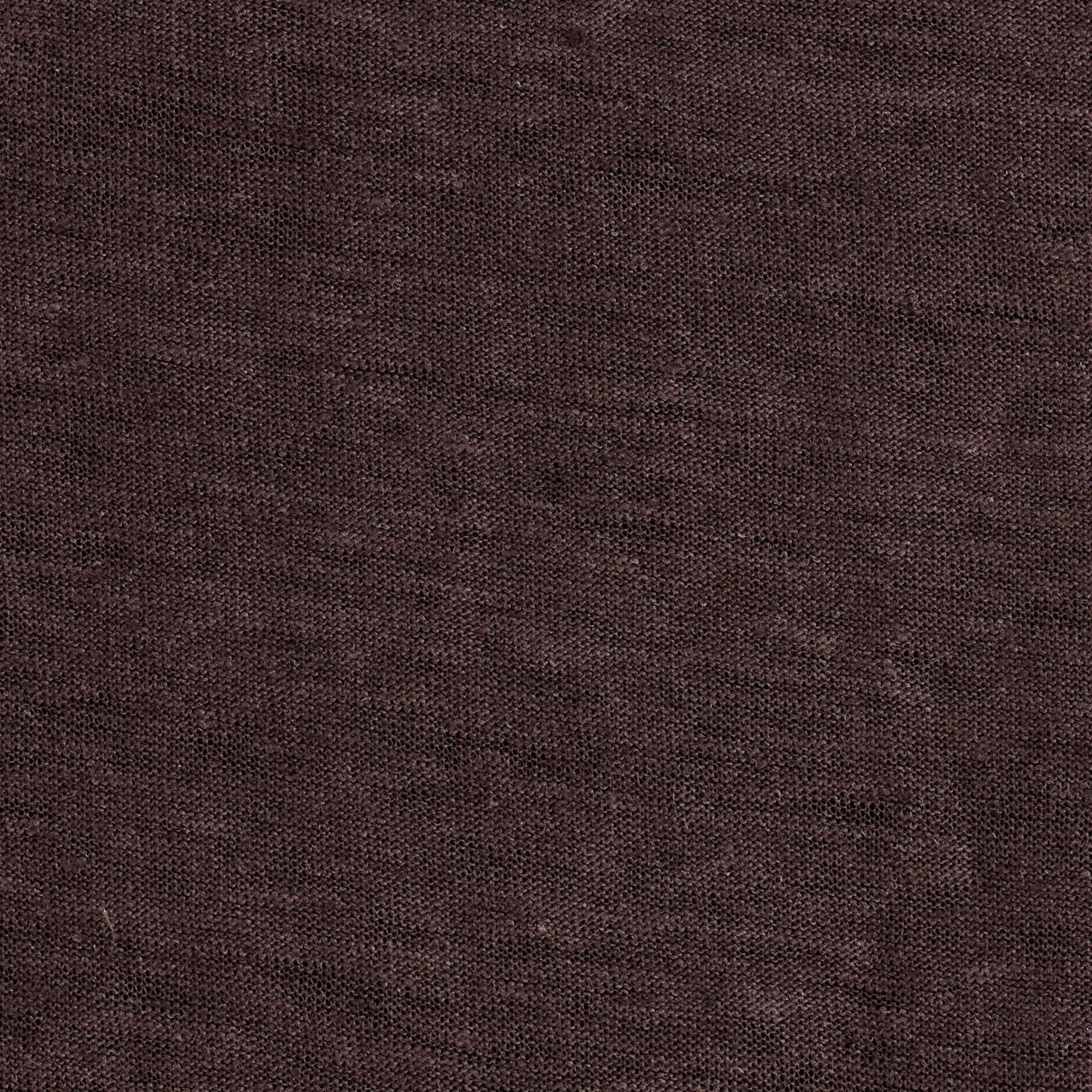 CREW-NECK LINEN T-SHIRTBLACK