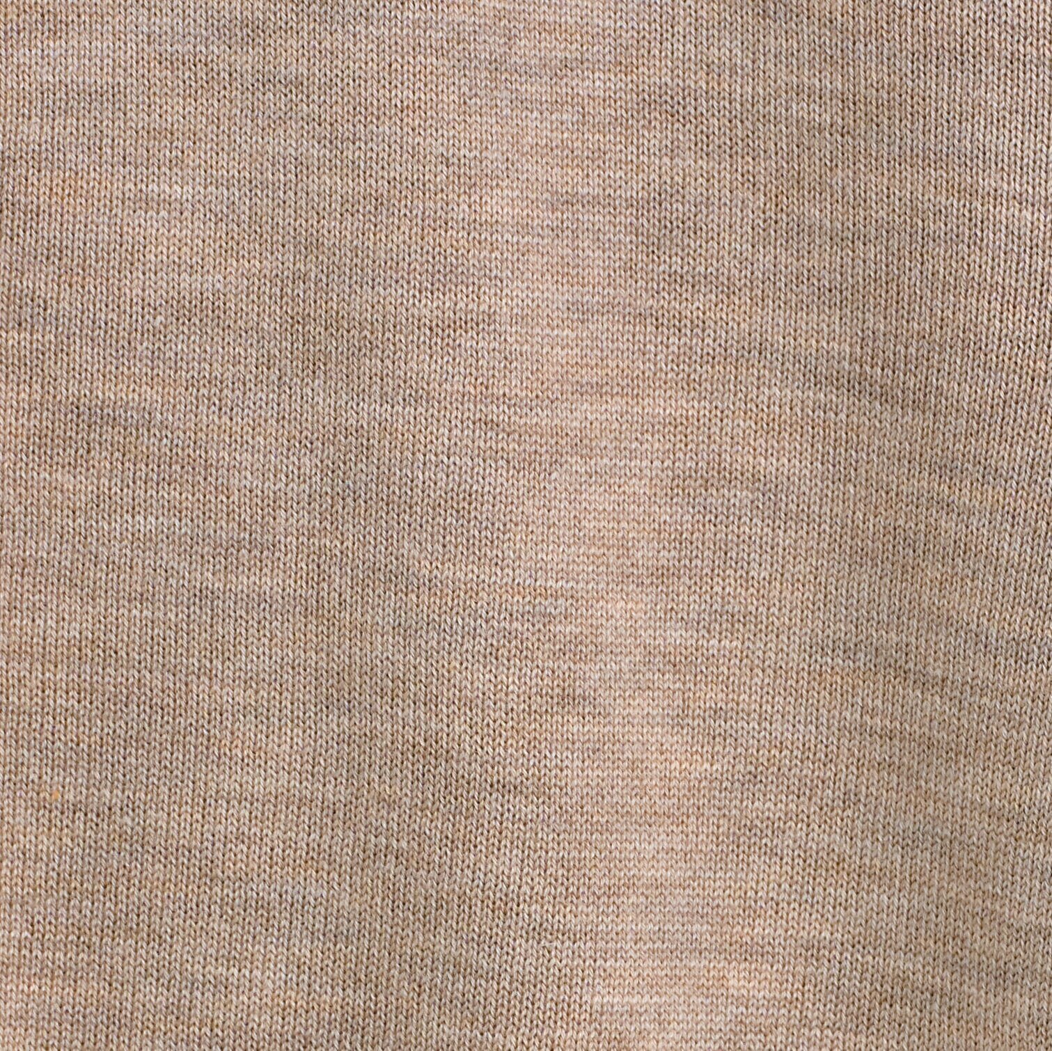 SHRUNKEN WOOL-BLEND POLO SHIRTBEIGE  MÉLANGE