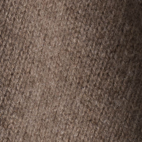 CASHMERE V-NECK CARDIGANBROWN MÉLANGE