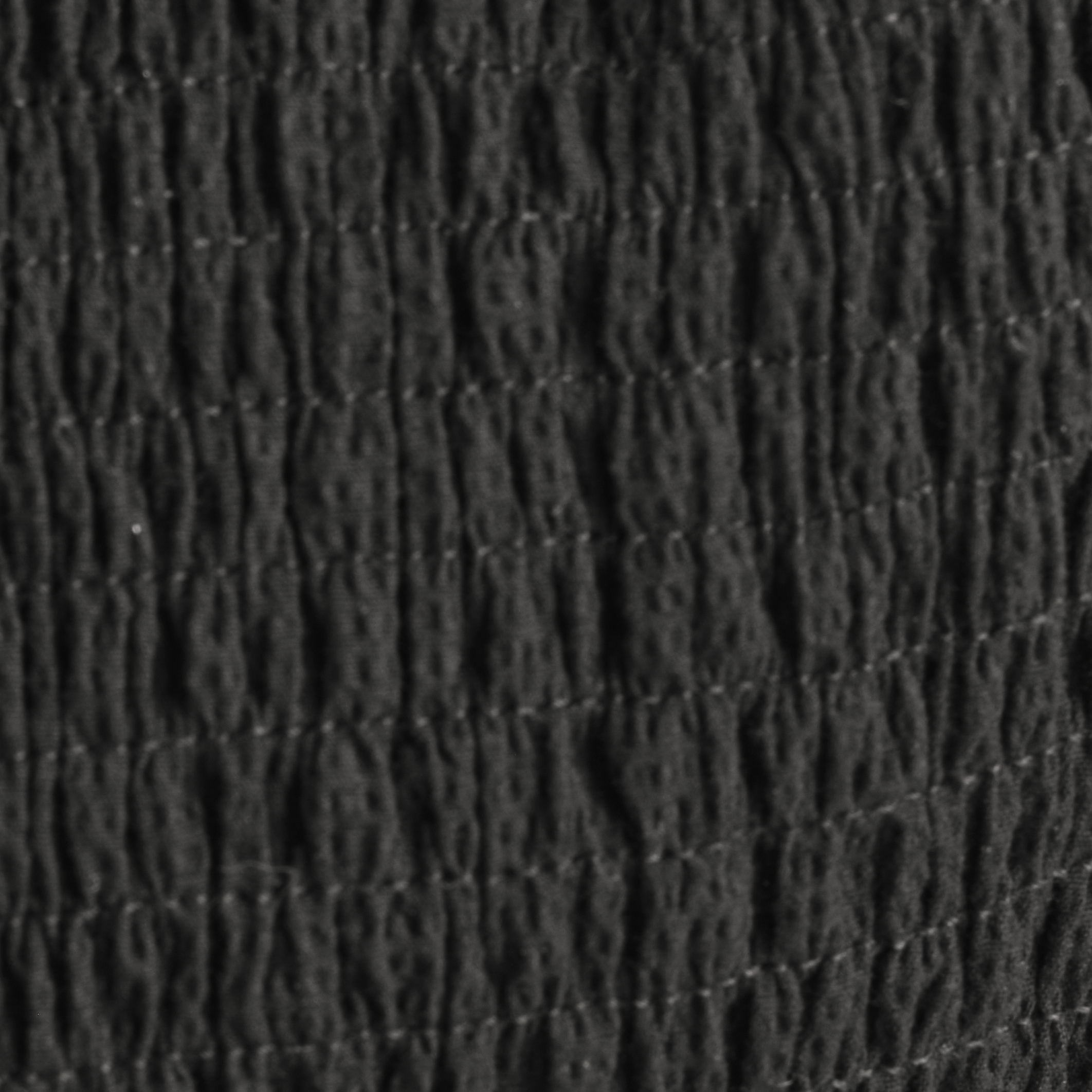 SMOCKED SHOULDER BAGBLACK