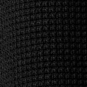WAFFLE-KNIT COTTON POLO SHIRTBLACK