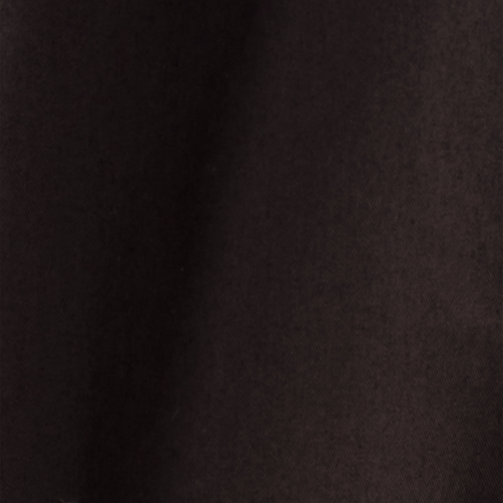 EMBROIDERED COTTON TROUSERSDARK BROWN