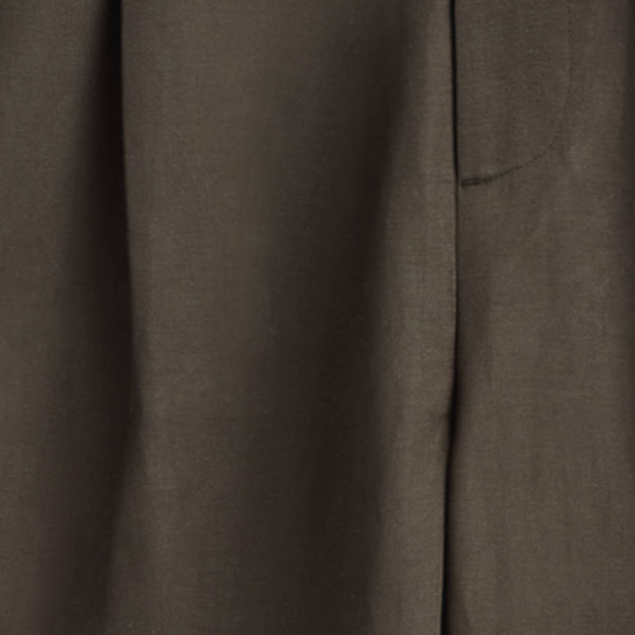 LINEN-BLEND RELAXED-FIT WIDE-LEG TROUSERSDARK BROWN