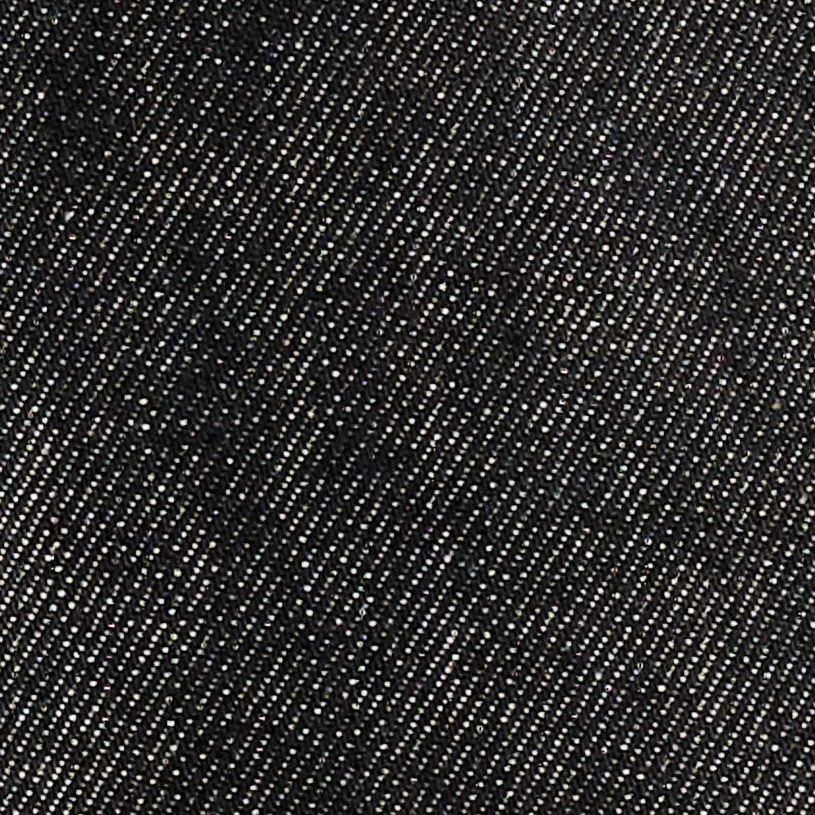 RELAXED-FIT WIDE-LEG DENIM TROUSERSBLACK