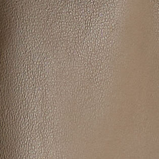 FUNNEL-NECK LEATHER SHORT TRENCH JACKETBEIGE
