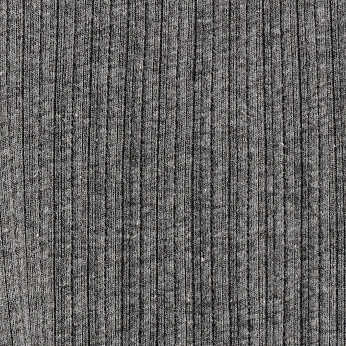 POINTELLE-KNIT T-SHIRTCHARCOAL