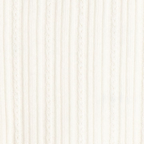POINTELLE-KNIT SHORT-SLEEVED CARDIGANGREEN