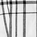 CHECKED LINEN JACKETWHITE / BLACK / CHECKED