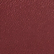 DRAPED LEATHER MULESCRIMSON