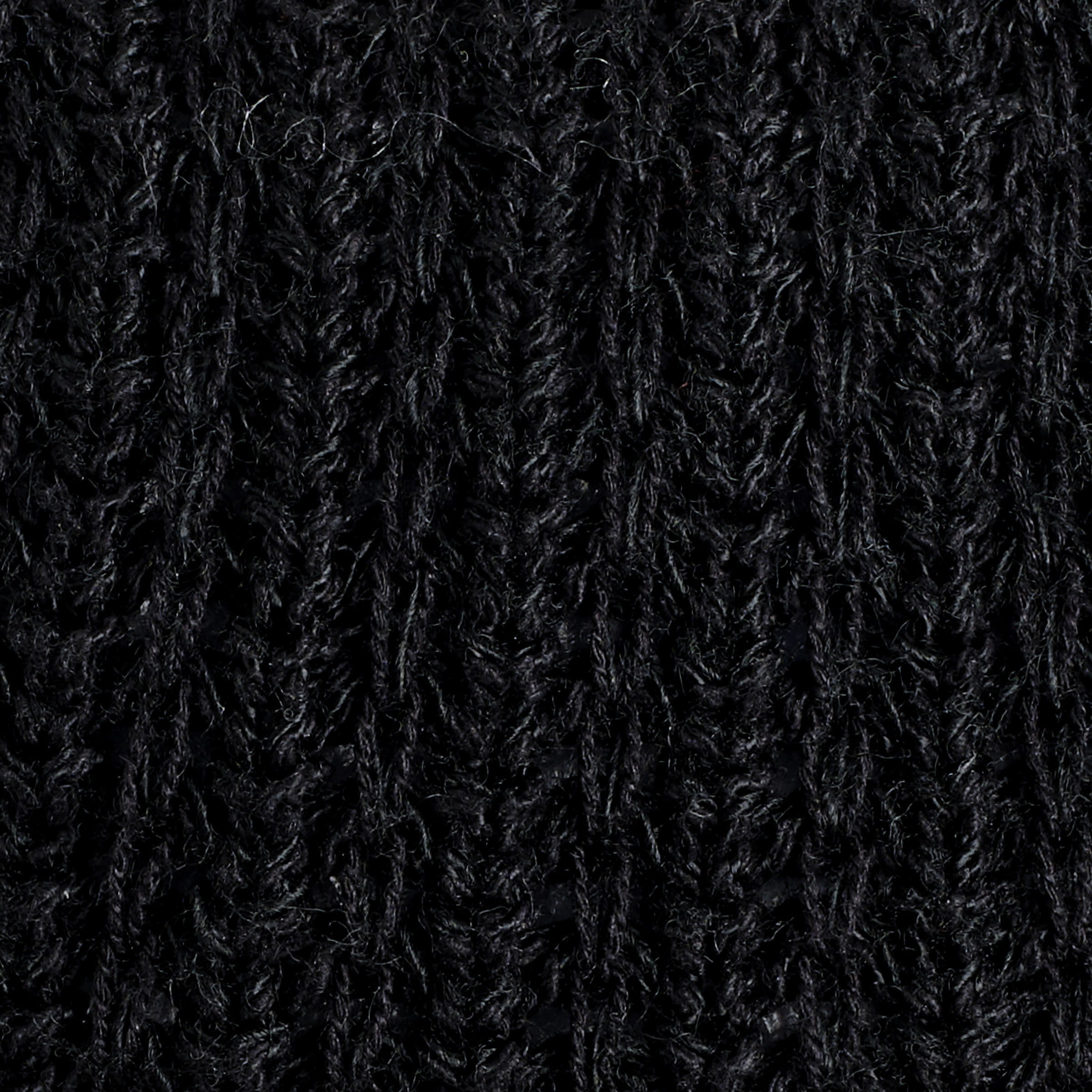 OPEN-KNIT BUCKET HATBLACK
