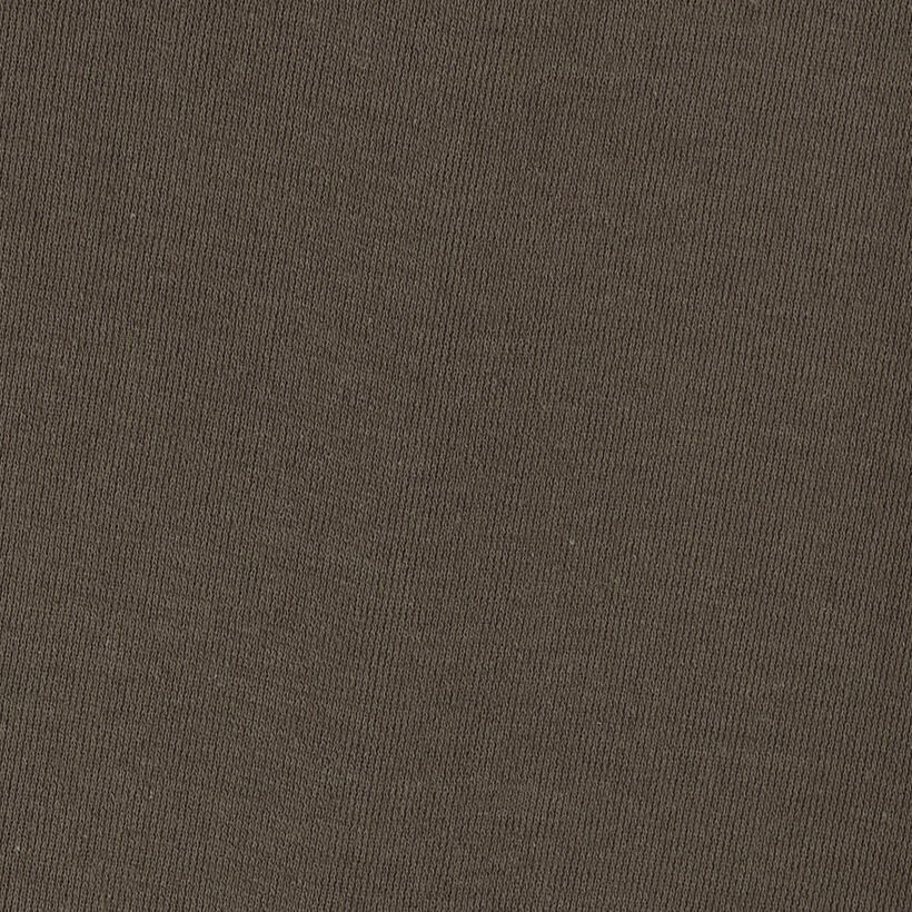 SLIM-FIT COTTON CREPE LIGHTWEIGHT T-SHIRTBROWN