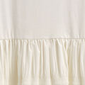 TIERED GATHERED MIDI DRESSBLUE