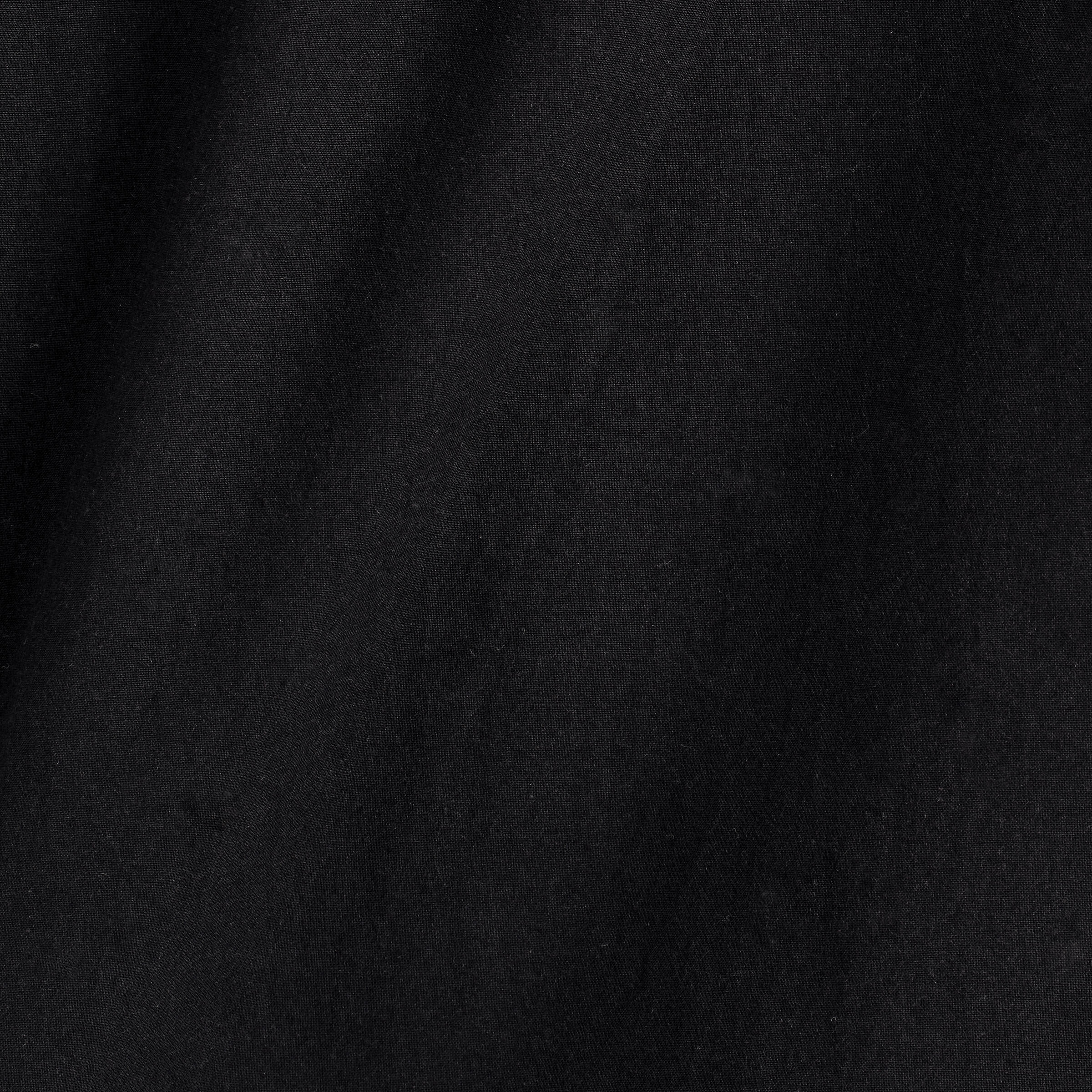 ELASTICATED COTTON SHORTSBLACK