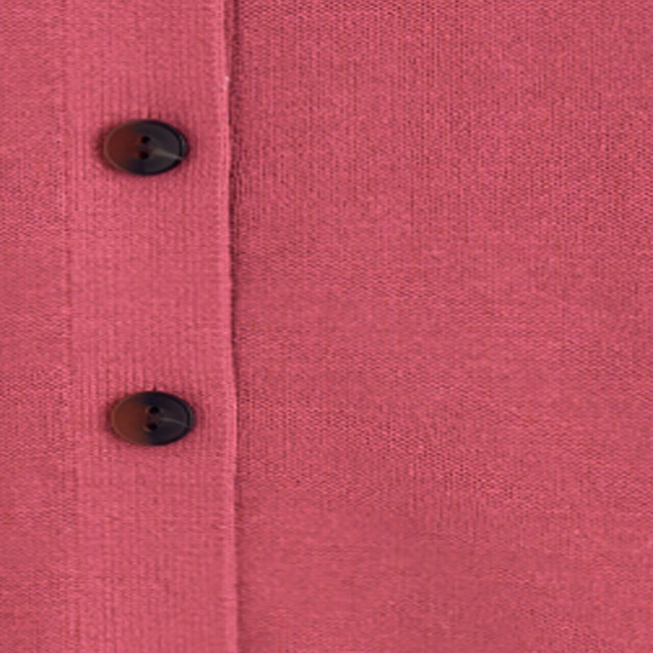 KNITTED COTTON POLO CARDIGANCORAL