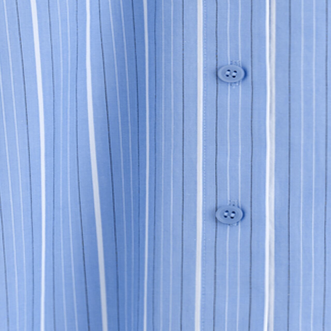 STRIPED SHORT-SLEEVED COTTON SHIRTBLUE / STRIPED