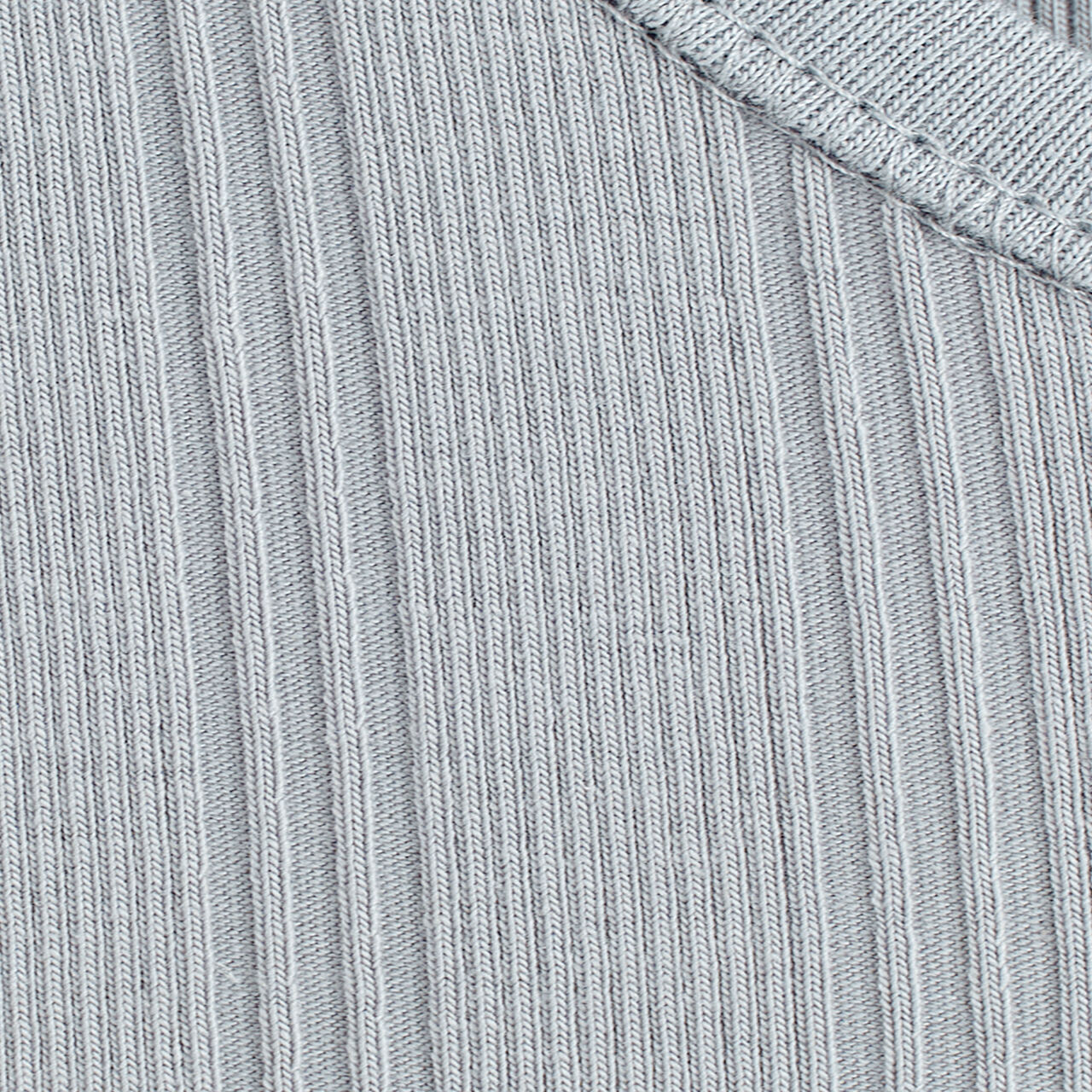 SLIM-FIT WIDE-RIB COTTON TANK TOPGREY