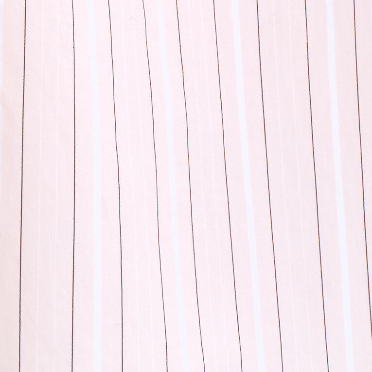 STRIPED SHORT-SLEEVED COTTON SHIRTBLUE / STRIPED