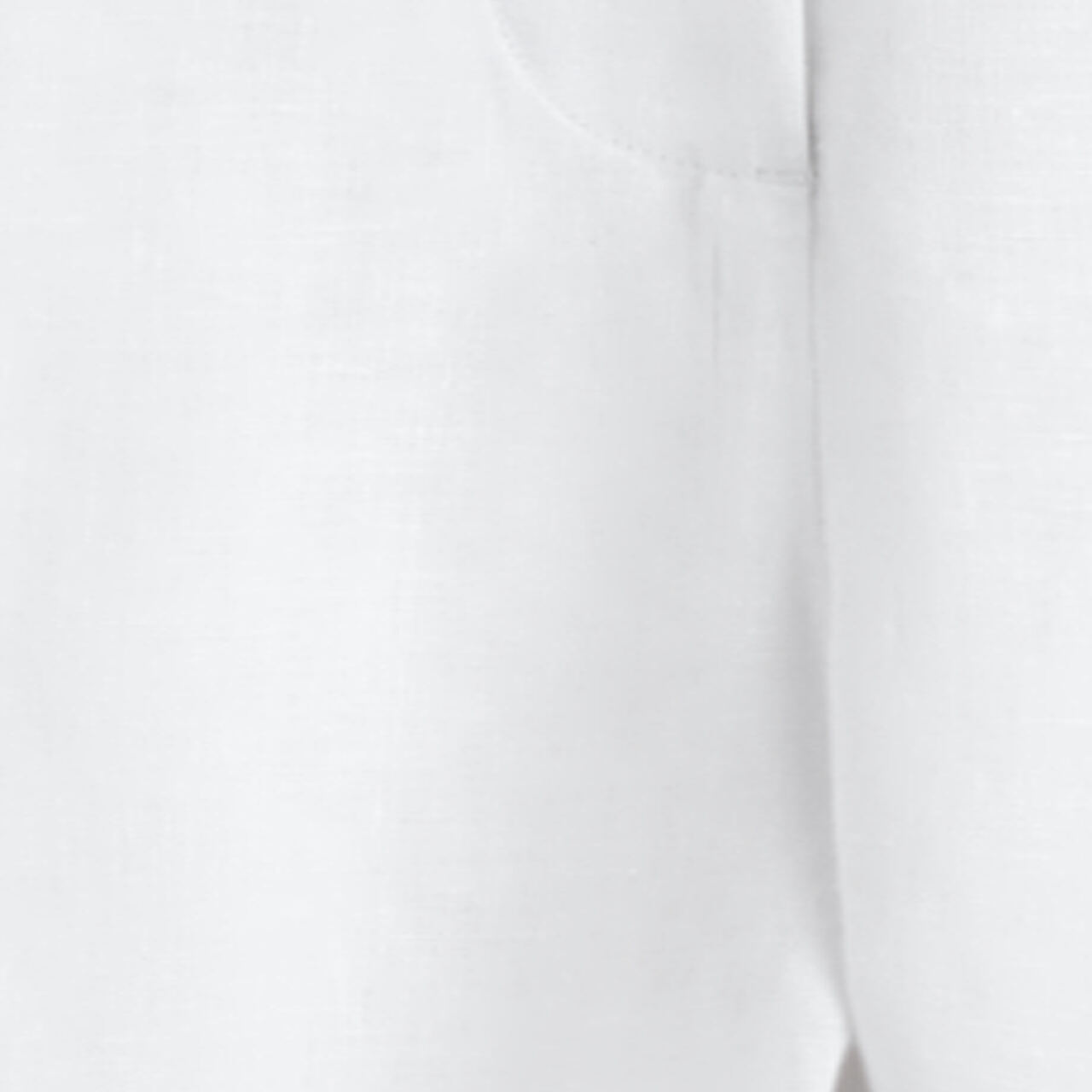 TAILORED LINEN BARREL-LEG TROUSERSWHITE