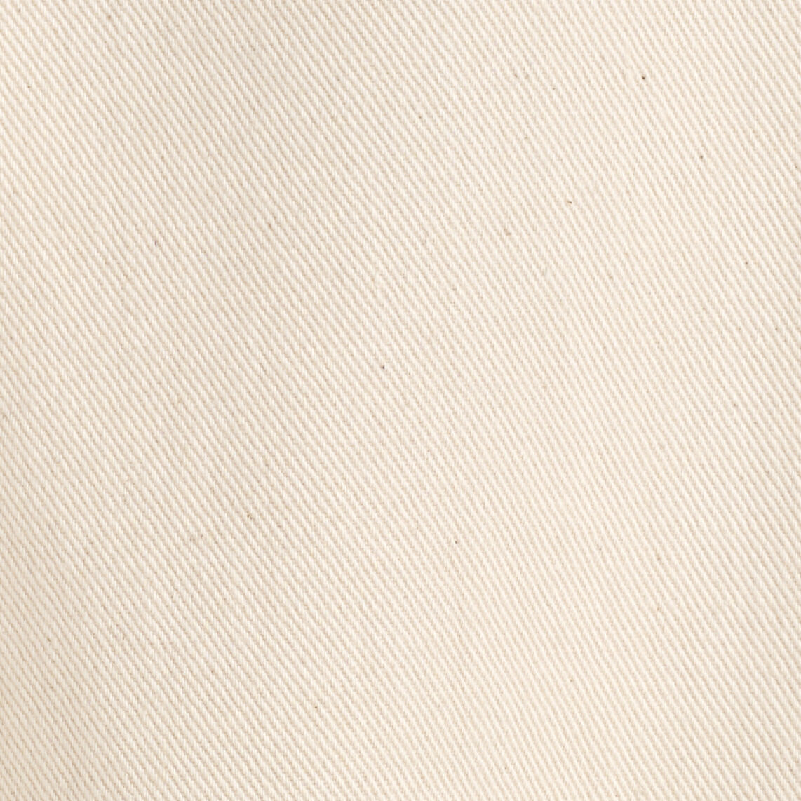 V-NECK OPEN-BACK DENIM MINI DRESSECRU