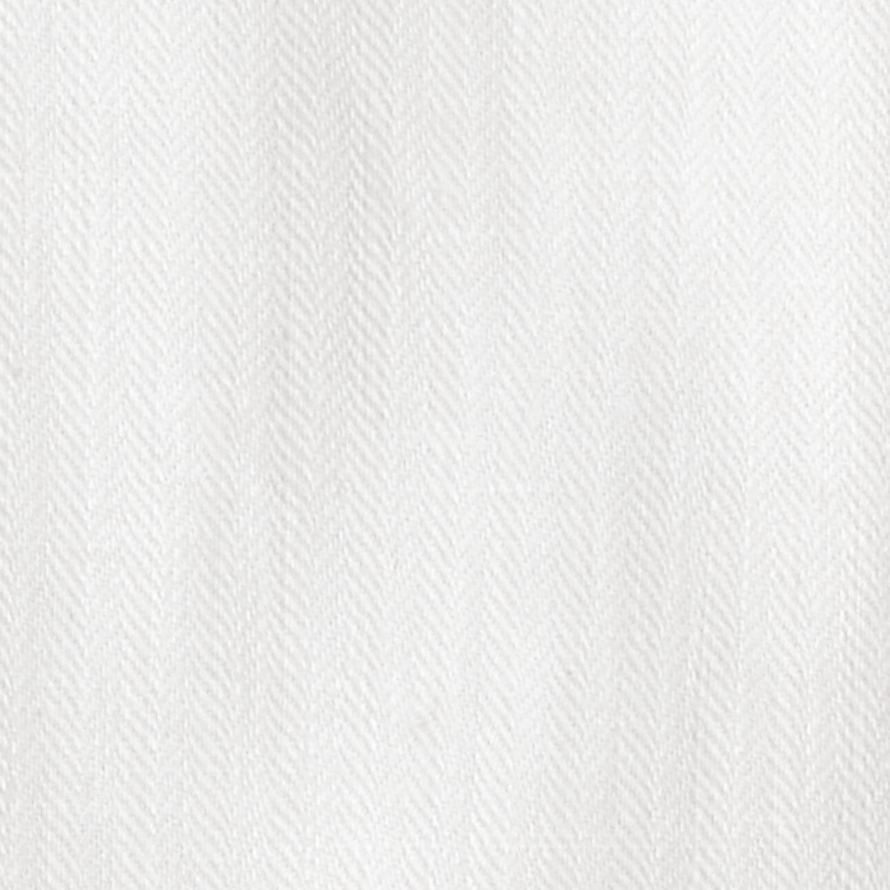 DENIM-HERRINGBONE RELAXED-FIT TAPERED TROUSERSWHITE