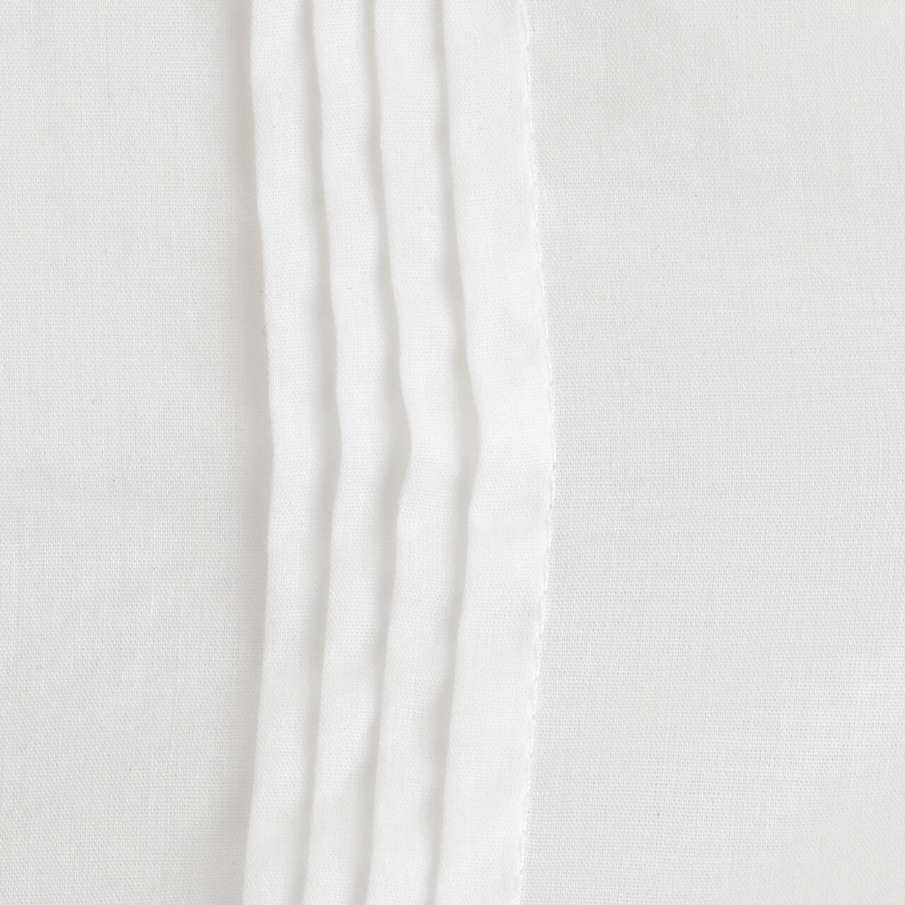 PINTUCKED COTTON WAISTCOATWHITE