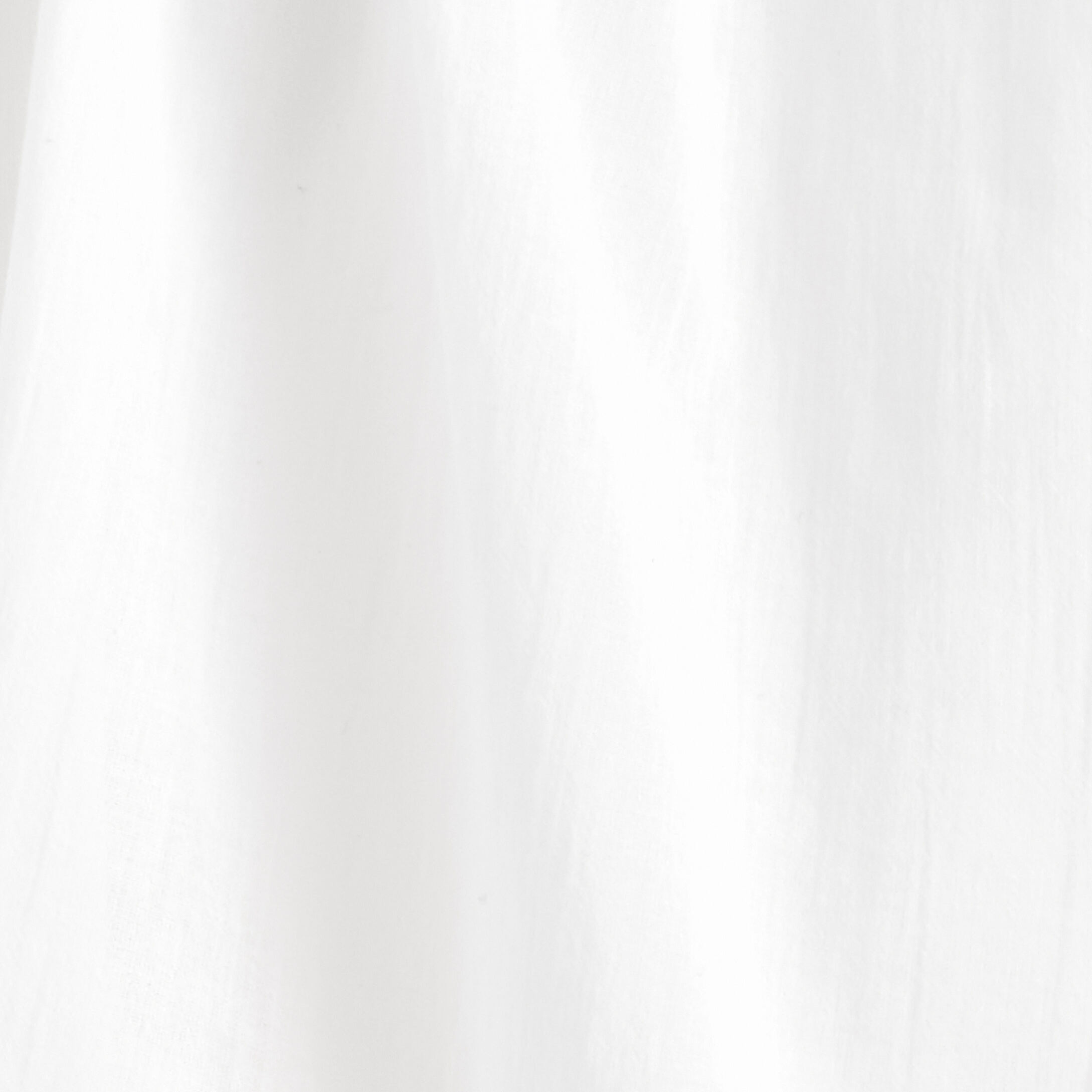 GATHERED LIGHTWEIGHT COTTON V-NECK SHIRTWHITE