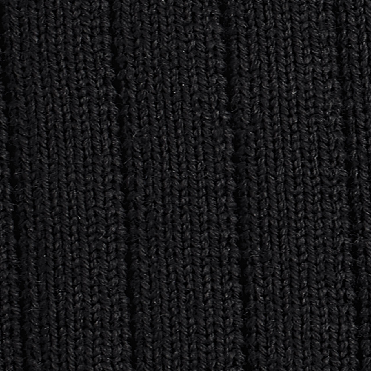 RIBBED COTTON-JERSEY SHORTSBLACK