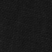 OPEN-COLLAR LINEN MINI SHIRT DRESSBLACK