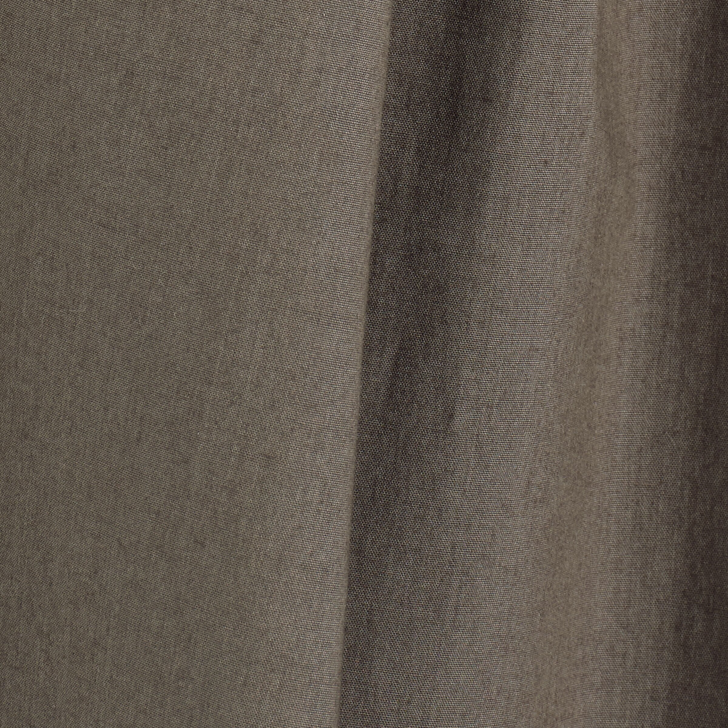 PLEATED COTTON TAPERED UTILITY TROUSERSBLACK