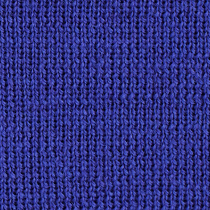 MERINO WOOL ZIP-UP POLO SHIRTCOBALT BLUE