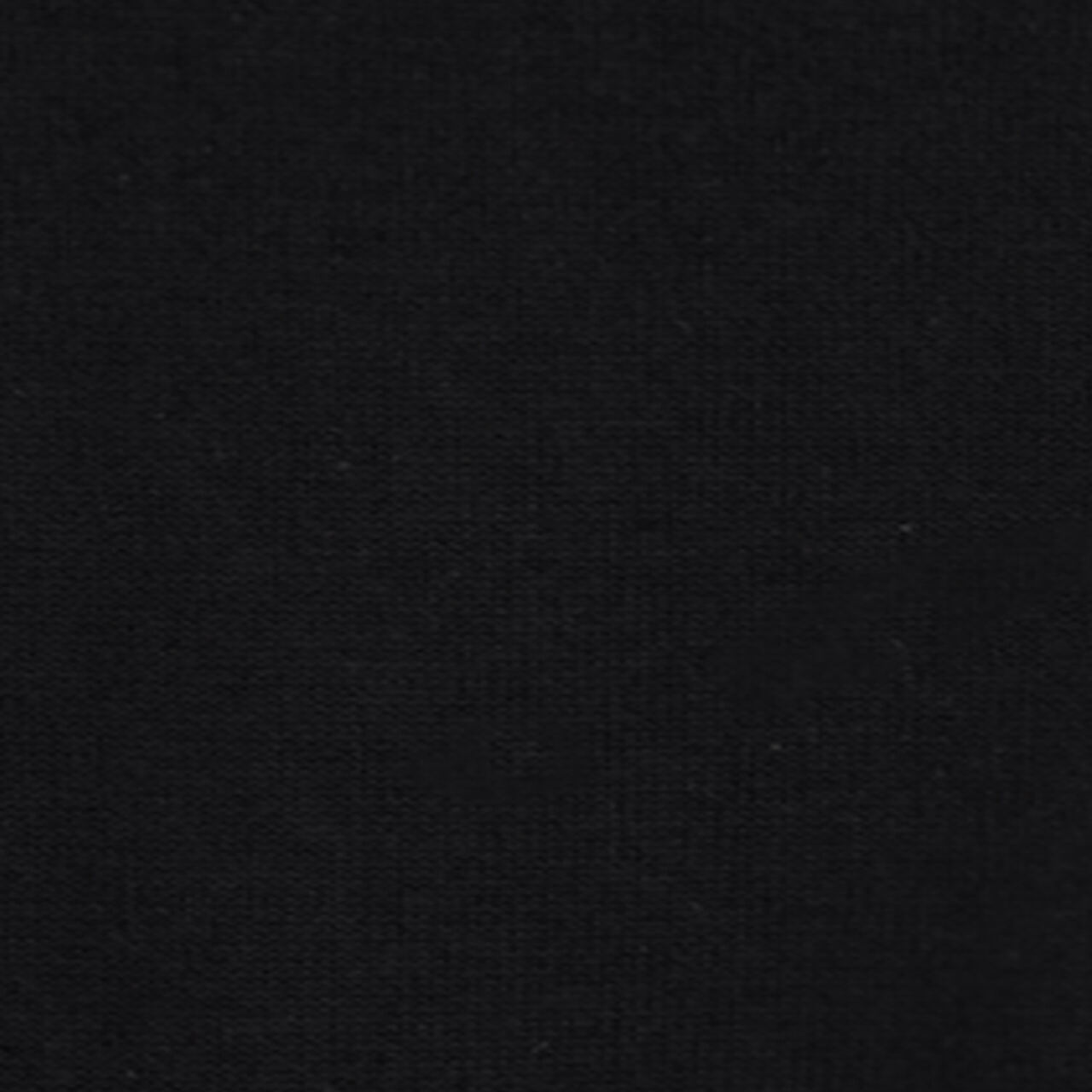 SCULPTED-SHOULDER SILK-COTTON T-SHIRTBLACK
